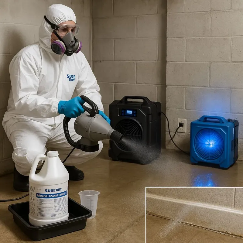 Sanitization and Odor Removal process in Morrisville, VT