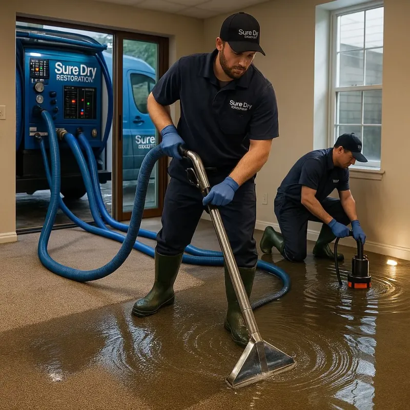 Water Extraction and Removal process in Morrisville, VT